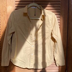 Mustard Yellow Button-Up Shirt